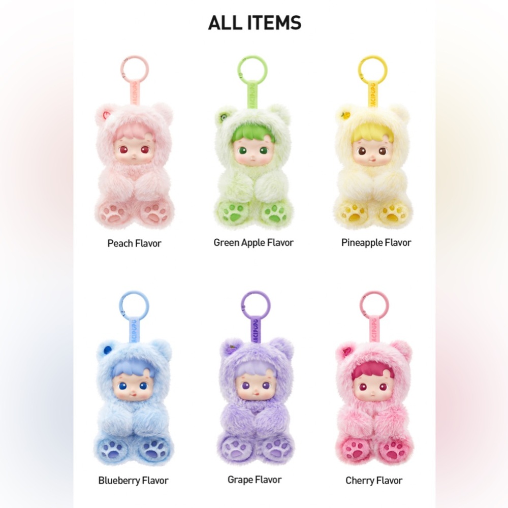 HACIPUPU Gummy Bear Series-Vinyl BLIND BOX POP MART
Plush Pendant ONE Blind Box - Picture 1 of 8